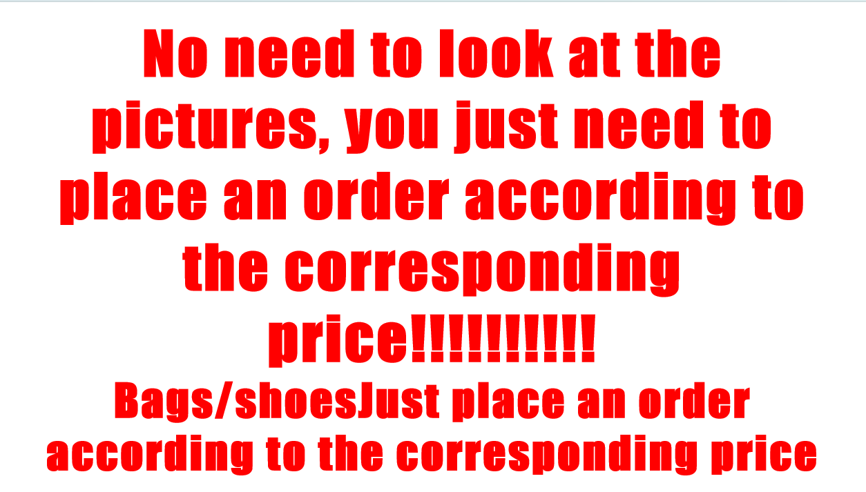 $119-AAdon't care about the wrong pictures just choose the right price options bags/slipper order options